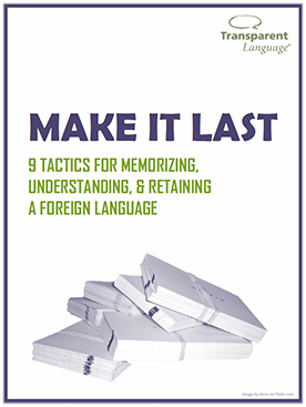 Make It Last: 9 Tactics for Memorizing, Understanding, and Retaining a Foreign Language