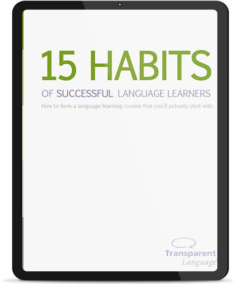 Get in the habit of language learning