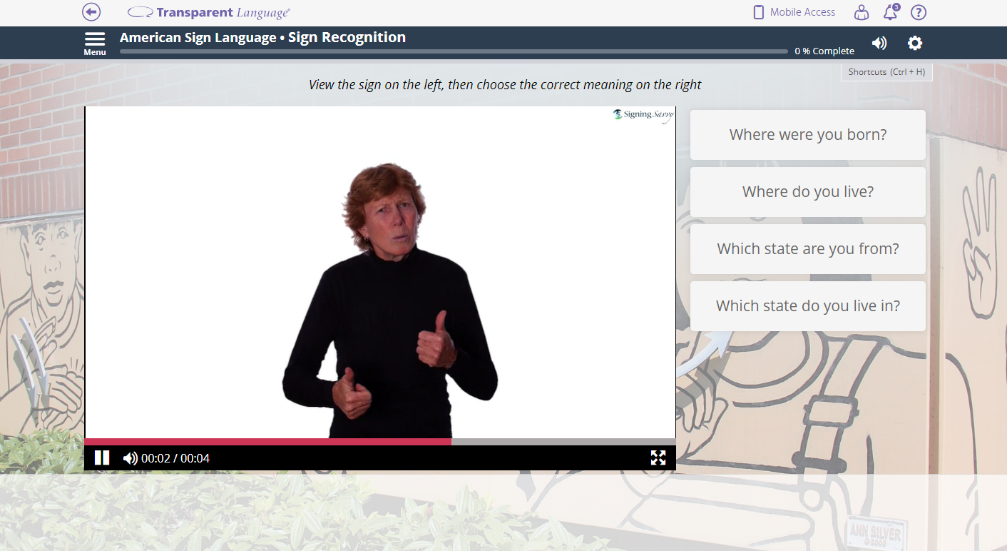 ASL Course - Asking Questions