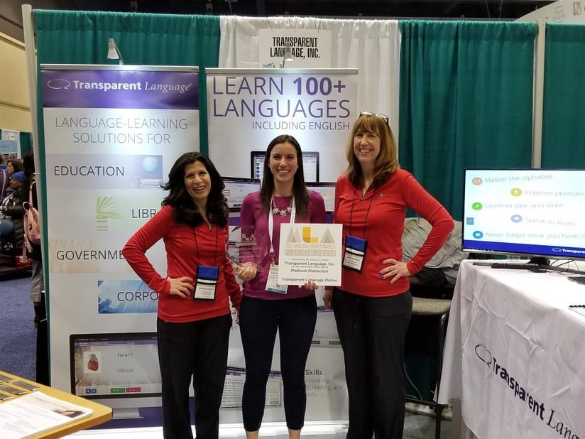 transparent language online Modern Library Award