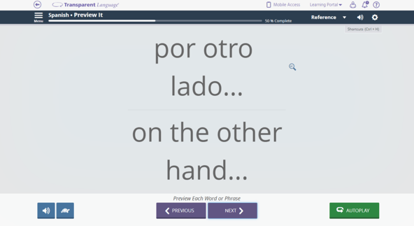B1 Spanish Course online