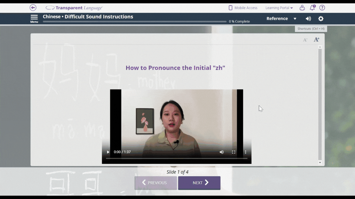 Chinese pinyin course