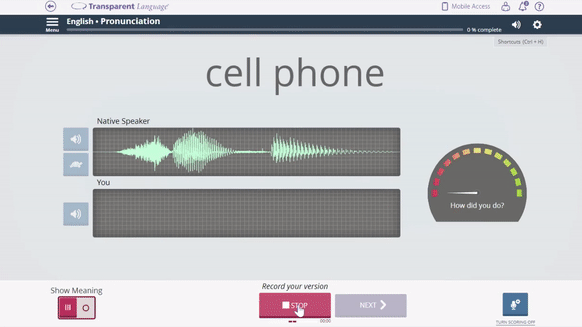 Transparent Language Online English for Dari Course