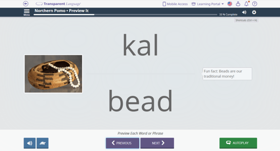 Northern Pomo language course