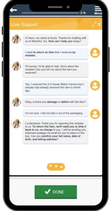 business english course for live chat