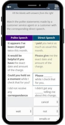 bussiness English course for customer service
