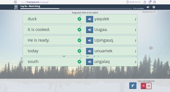 Yupik online course