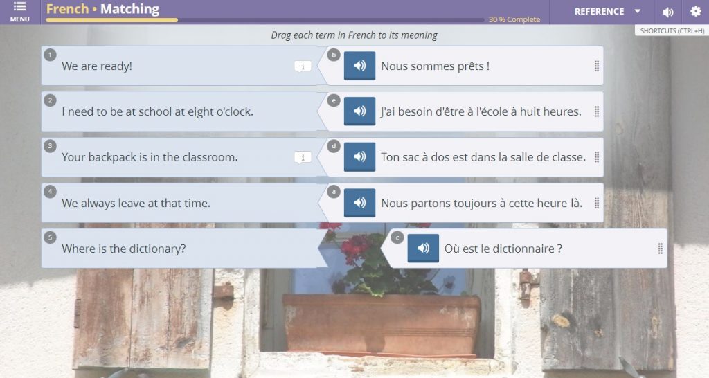 teen voices french course vocabulary