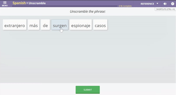 transparent language vocabulary learning