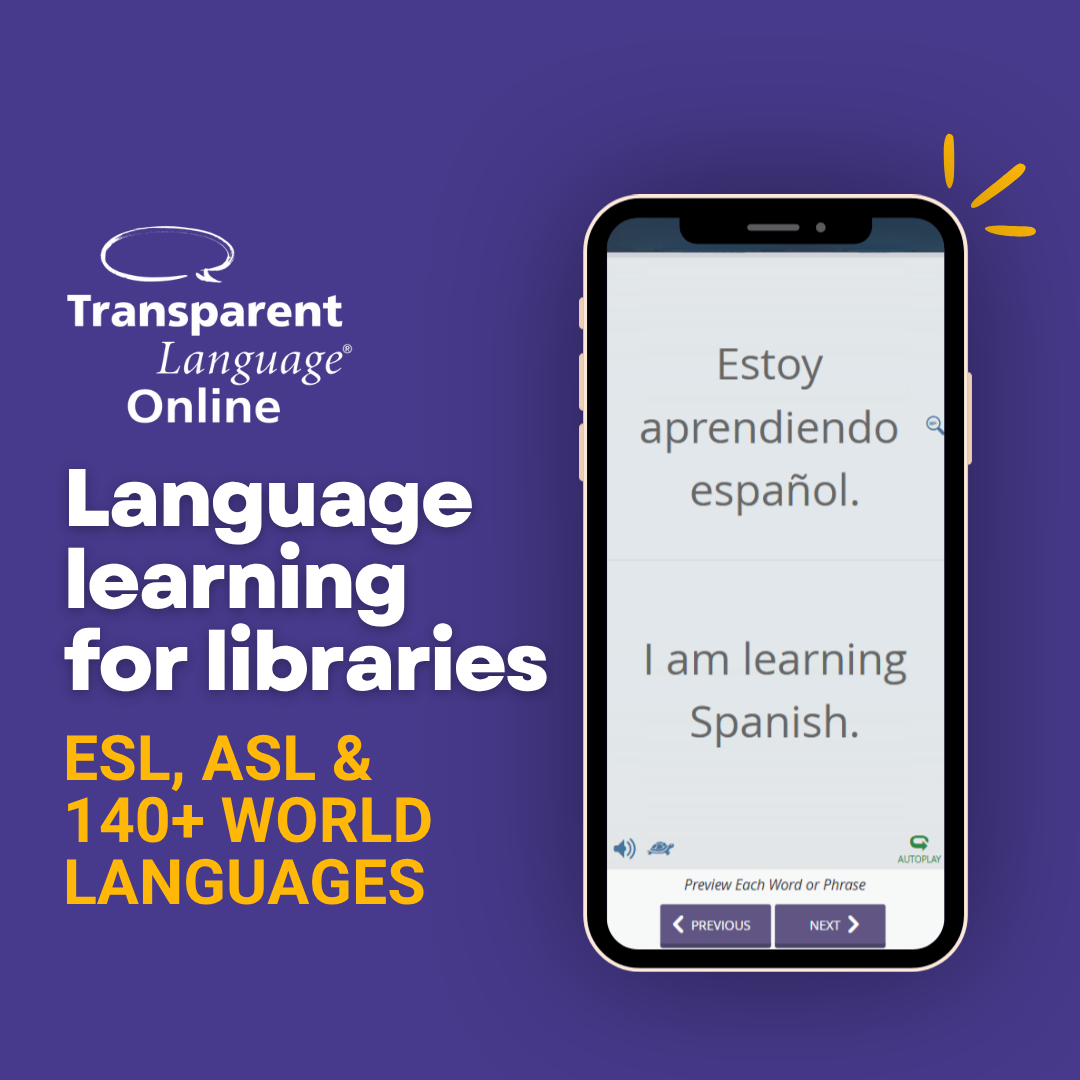 Language Learning for Libraries | Transparent Language Online